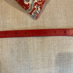 Banana Republic Accessories - Banana Republic red leather belt XS Banana Republic Accessories - Banana Republic red leather belt XS
